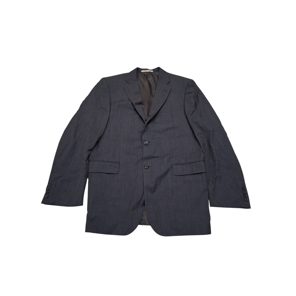 Burberry Mens Charcoal Grey Two Button Blazer Sport Coat 42R